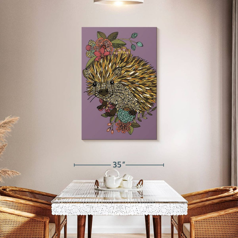 Brampt The Cute Hedgehog, 45" H x 30" W