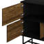 Console média brune Brown Oakridge-1328989983