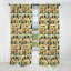 Nomadic Treasures Boho Motif II - Rideau abstrait - Rideau occultant géométrique - 1 panneaux-107555796