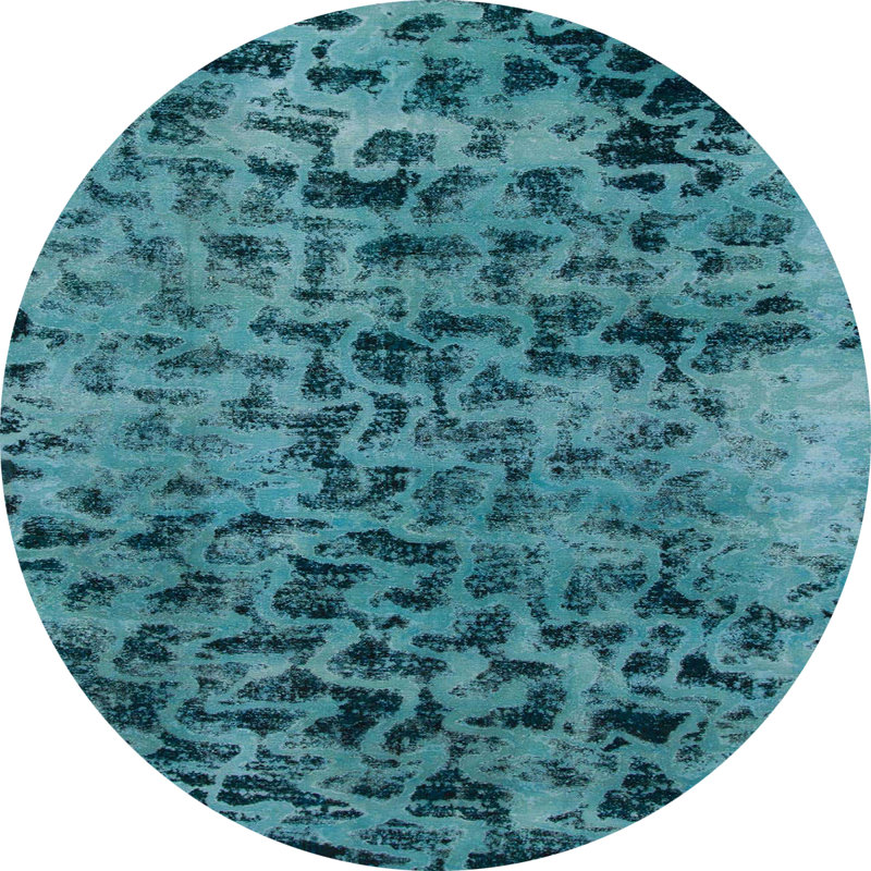 Tapis abstrait moderne 796, Rond 3 pi