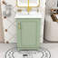 20-Inch Bathroom Vanity with Ceramic Basin and Soft-Close Door Cabient-826877488