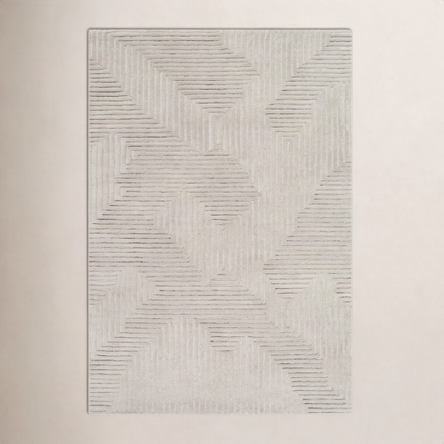 Polk Hand-Tufted Geometric Rug, Rectangle 2' x 3'