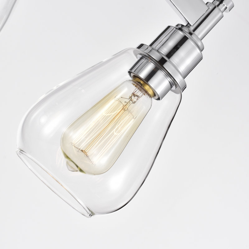 Éclairage pour salle de bain 4 lumières Douberly, Chrome