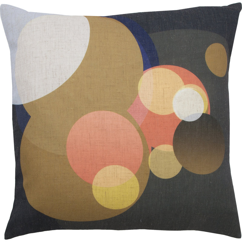 Mcquay Feather Linen Throw Pillow