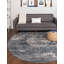 Tapis gris-bleu Onamia-1001564961