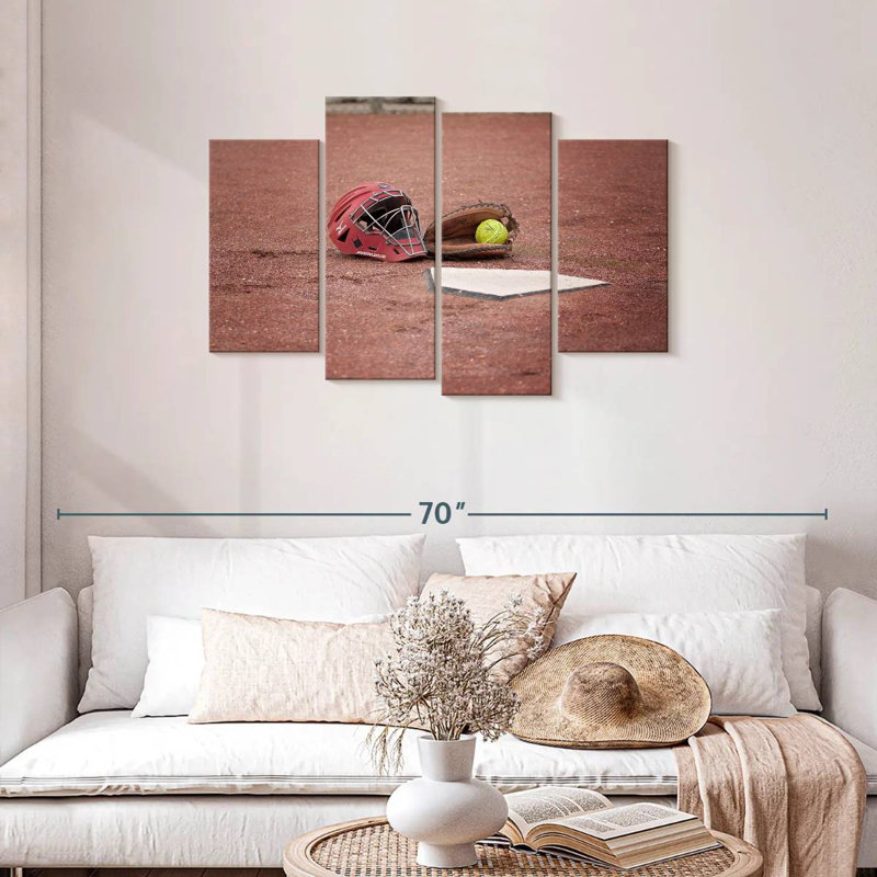 Softball Gear, 27" H x 43" W