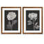 «Black and White Flowers III», ensemble de 2 reproductions d'art encadrées-1201688118-1201688079-1132732569