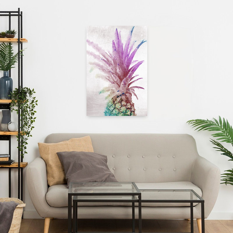 Colorful Pineapple I by Irena - Wrapped Canvas Print, 60.96 cm H x 40.64 cm W
