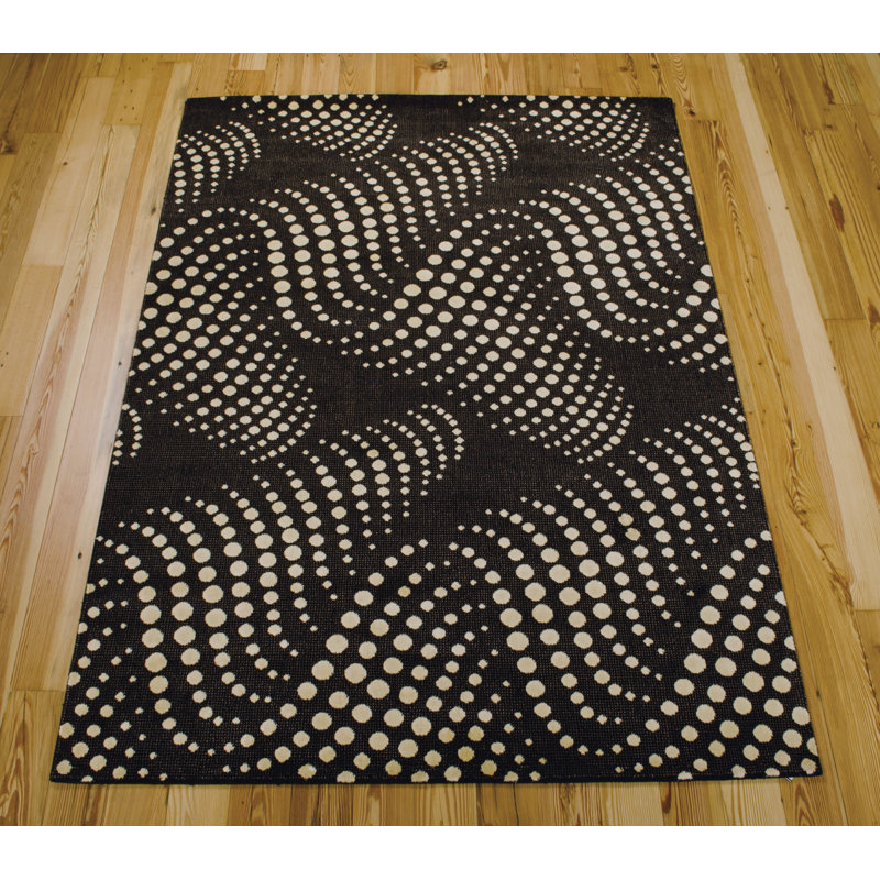 Abeal Performance Viscose Abstract Indoor Rug, Rectangle 1'9" x 2'9"