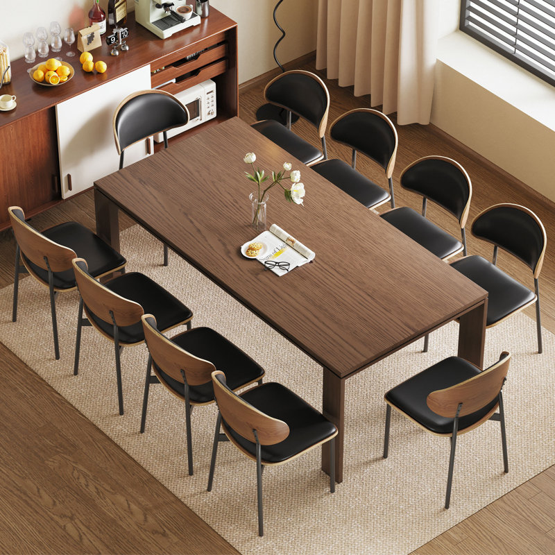 Cathelijn 62.99" W Rectangular Solid Wood Dining Table, 29.52"H x 70.86"L x  31.49"W