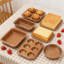 Ensemble complet de plats de cuisson antiadhésifs 10 pièces en bronze doré, fabrication en acier au carbone pour cuisson uniforme, ensemble tout-en-un avec plaques à biscuits, moules à muffins, moules à gâteau et moules à pain-124965795
