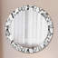 Huldar Glass Flat Wall Mirror