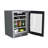24 Inch Wide 16 Bottle and 70 Can Capacity Beverage Cooler with Alternating (Blue, White, Amber) LED lighting, Door Alarm, Touch Control Panel and Lockable Right Hinged Door-106569067