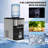 Countertop Top Loading Water Cooler Dispenser with Built-in Ice Maker,44 Lbs in 24H Ice Production & Hot/Cold Water Dispenser,Energy Star 3-5 Gallons Capacity with Smart Frostguard & Whisperquiet Tech (Black)