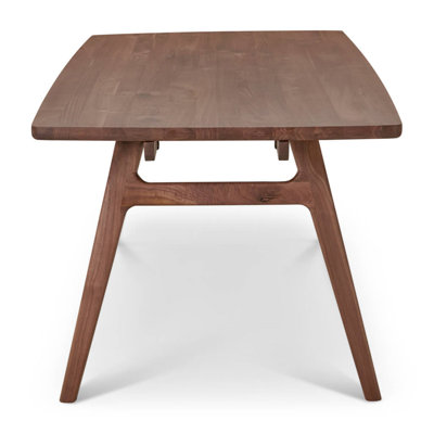 Eden Modern Extendable Walnut Wood Dining Table Large