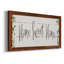 Home Sweet Home Greenery - Reproduction d'art textuel sur toile encadrée-132356487