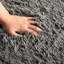 Gano Large Grey Shaggy Rug