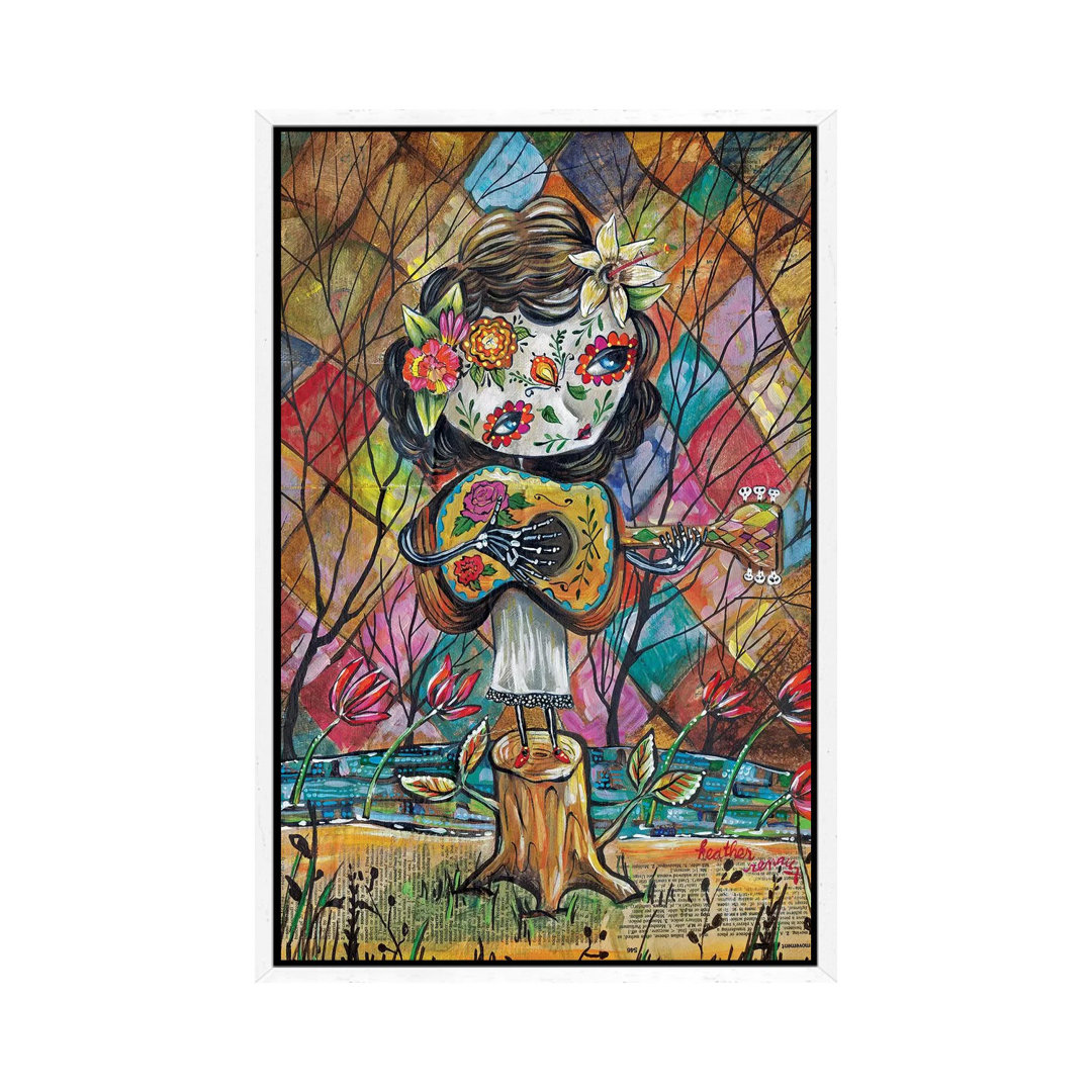 Musica Del Corazon by Heather Renaux - Print on Canvas