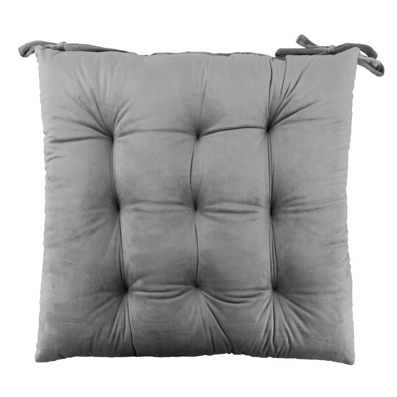 Outdoor 3'' Dining Chair Seat Cushion, Silver