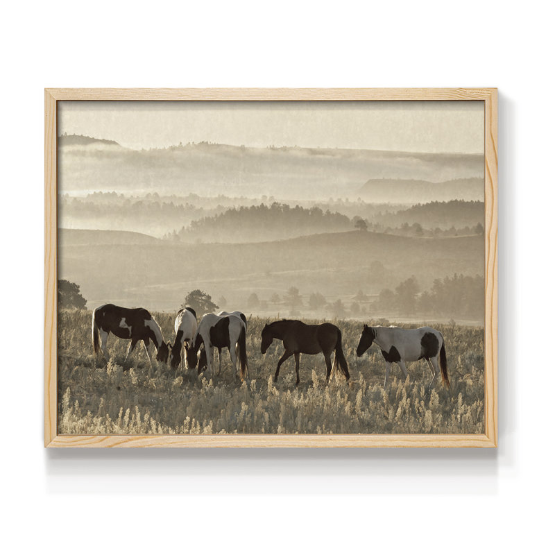 Wild Horse Sanctuary - Reproduction encadrée - Restickable, Naturel, H 16 po x l 20 po