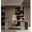 Bureau italien en grain de bois noyer italien-482970536