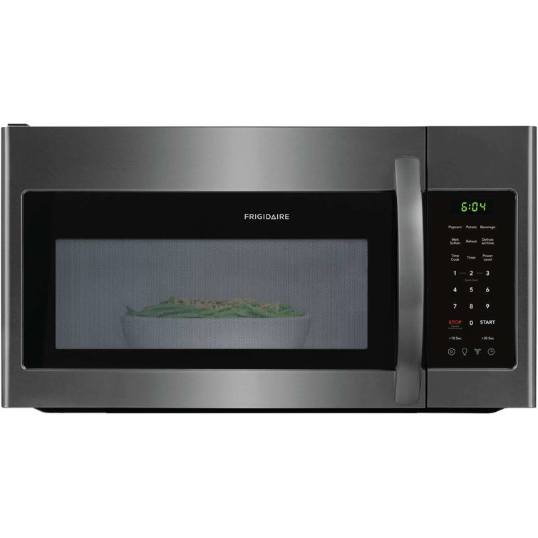 Frigidaire 1.4 cu. ft. Countertop Microwave Oven Black Stainless Steel 