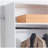 Devi White Wall Mounted Wood Closet System-588982952