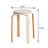 Set Of 4 Stackable Stools For Various Occasions And Spaces