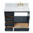 43'' Single Bathroom Vanity with Carrara Marble Top-93359238