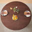 Ensemble de table rustique pour 4 personnes, ensemble de 4 chaises de table de cuisine avec table ronde de 47 pouces-265515676-265515666