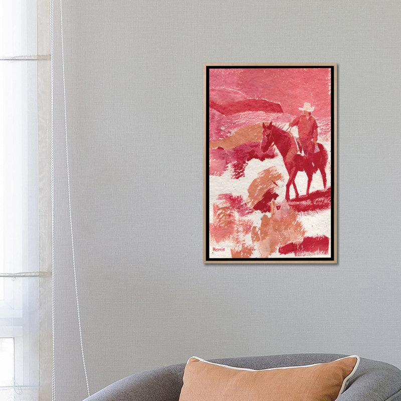 Print, 66.04 cm H x 45.72 cm W x 4.445 cm D, Natural Wood