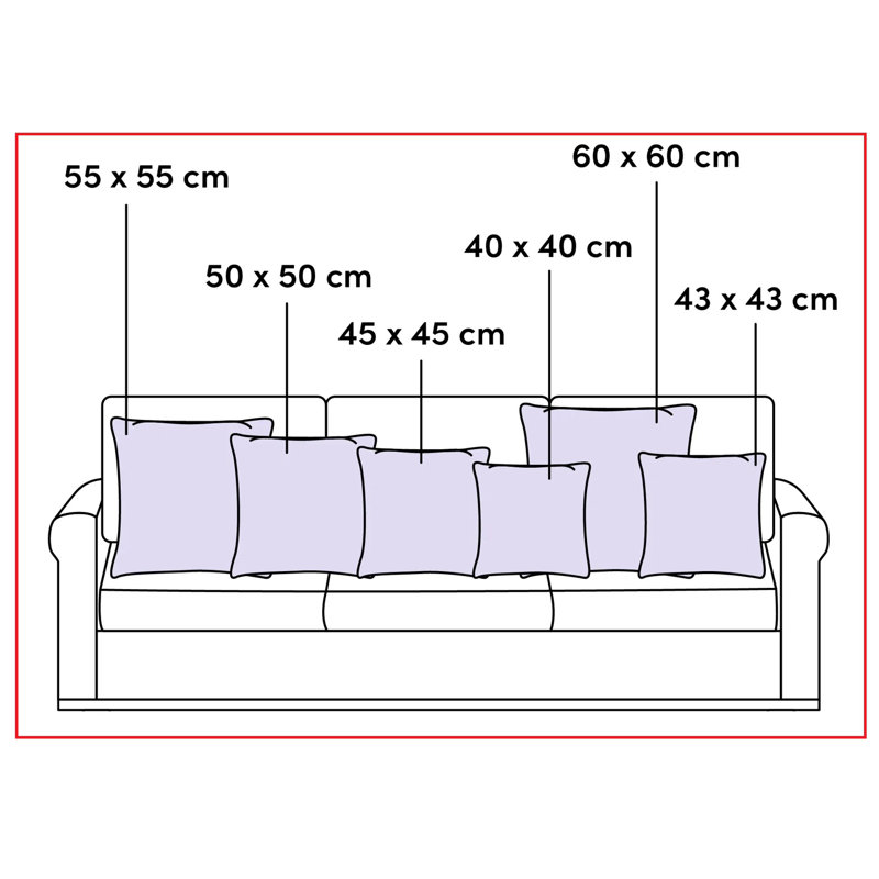 Marple Geometric Cushion Cover, Red, 40cm x 60cm, Rectangular