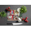Samoyed Christmas Cookies Glass Cutting Board