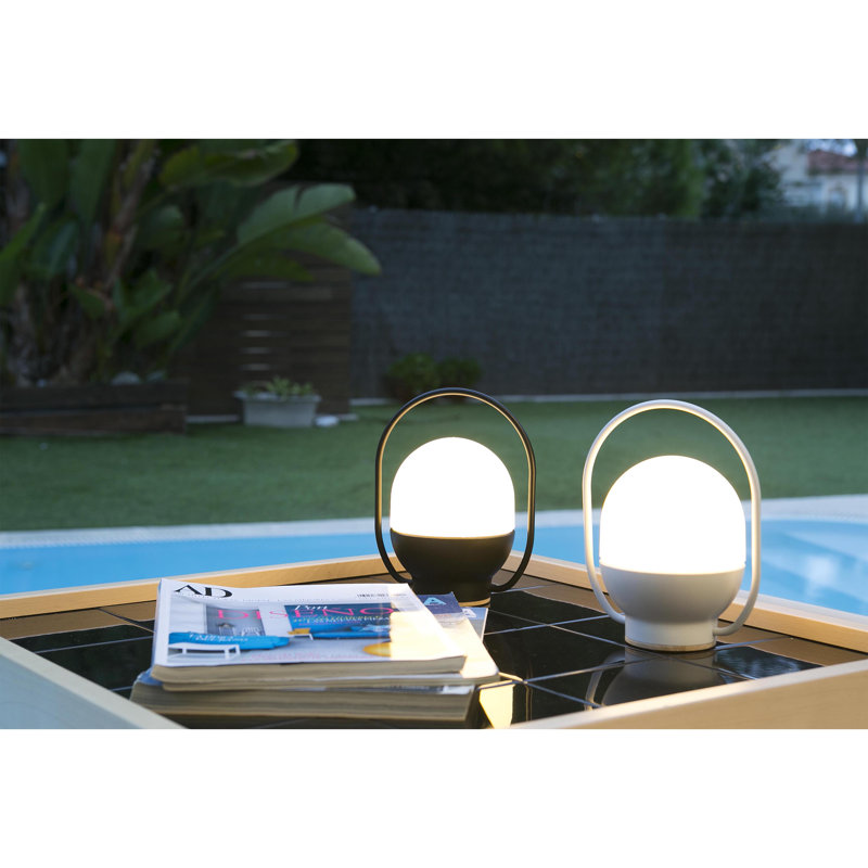 Hamby Wood USB Novelty Lamp, Black