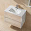 Ensemble de meuble-lavabo simple mural 30 po 30 po Danube