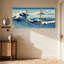 Grande vague de Kanagawa, ensemble de 3 reproductions d'art sur toile-964811218