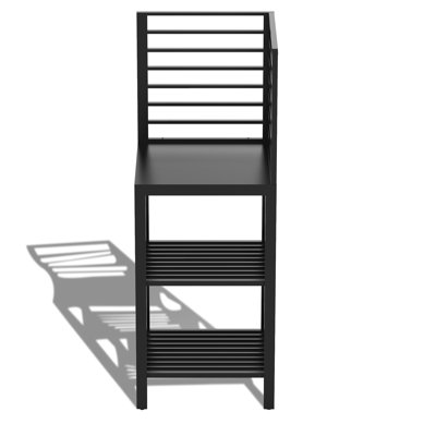 Freestanding Outdoor Island: Aluminum Frame, Protective Cover, 20.4" Depth X Width 55.28" Height, Grey Kitchen Workstation: Double Storage, Stable Construction, 20.4In. Deep Wide 55.28In. High,