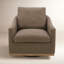 Upholstered Swivel Armchair-574530965