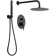 10" Rainfall Round Wall Mount Shower System with Handheld Spray