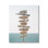 «Nautical Beach Direction Sign» par Krista Broadway - photographie sur toile tendue