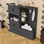 Armoire d'entrée avec tablettes et 4 crochets-309155752