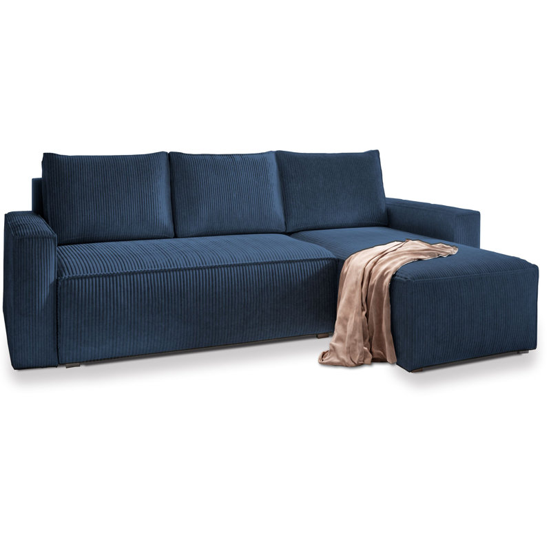 Shanett 3 Seater Sofa Bed, Blue