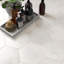 Kalay 9" Hexagon Polished Porcelain Tile-189182014