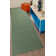 Custom Size Anti Slip Machine Washable Low Profile Plain Green Rug
