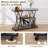 Industrial Bar Cart Kitchen Bar