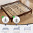 Multi-sized Wooden Platform Bed Frame with Sturdy Slat Support-1063669420-1063669415