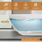 KAKUSIGA 59 Inch Solid Surface Stone Resin Freestanding Soaking Bathtub