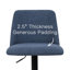 Tabouret de comptoir pivotant rembourré à base ronde (ensemble de 4)-132836225