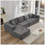 Canapé modulaire en forme de L avec méridienne à assise profonde Cloud Modular Cloud-254946710