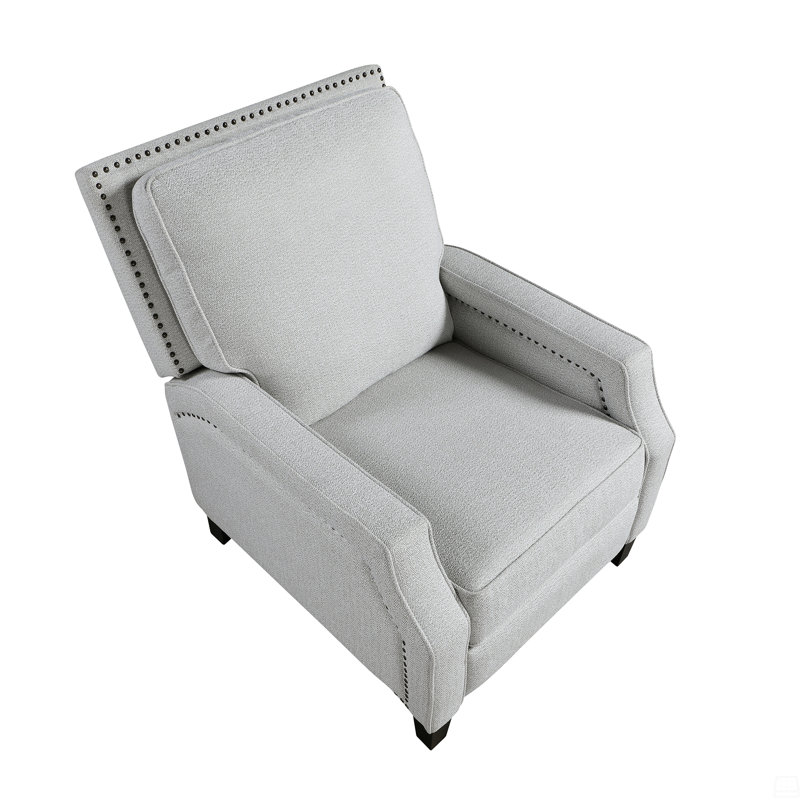 Fauteuil inclinable à dossier poussoir en chenille 1pc